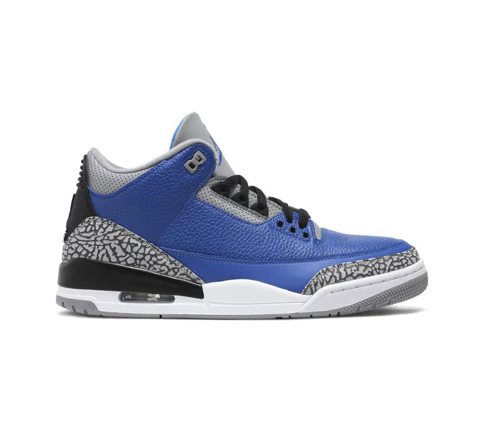 Высокие кроссовки Air Jordan Air Jordan 3 Varsity Royal (Синий) Мужской