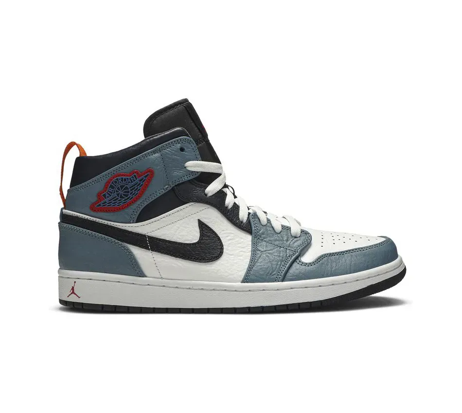 Высокие кроссовки Air Jordan 1 Mid 'Fearless' (2019) (Голубой) Мужской