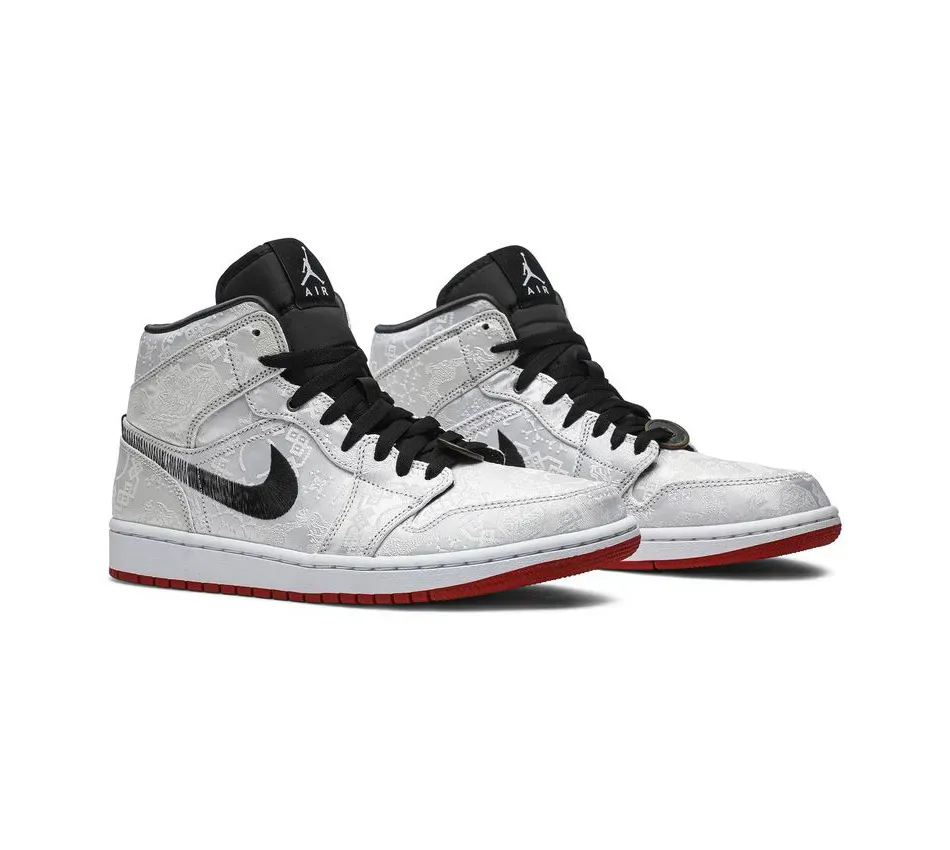 Air Jordan 1 Mid CLOT  'Fearless' (2019) фото