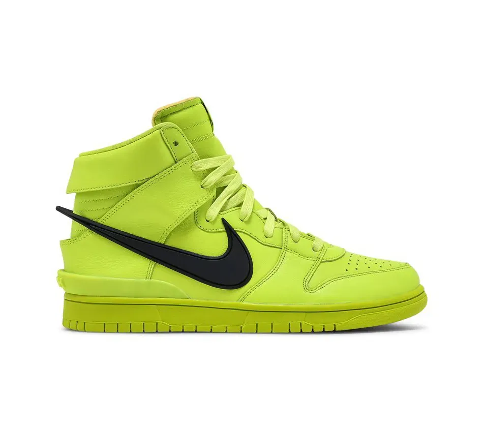 Кроссовки Nike Dunk High X Ambush Flash Lime (Унисекс)
