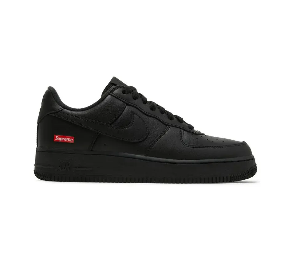 Низкие кроссовки Nike Air Force 1 Low Supreme 1 Black (SS20) (Чёрный) Мужской