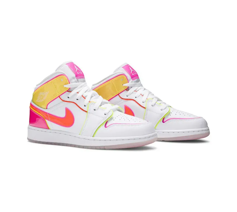 Air Jordan 1 Mid SE Edge Glow фото