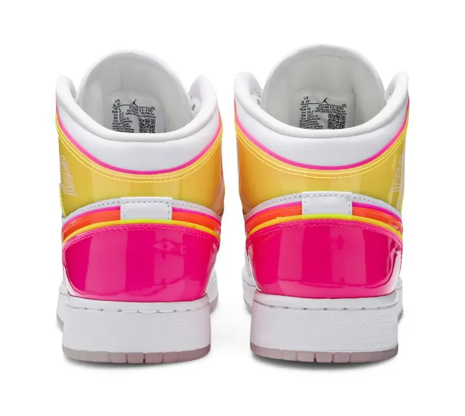 Air Jordan 1 Mid SE Edge Glow фото
