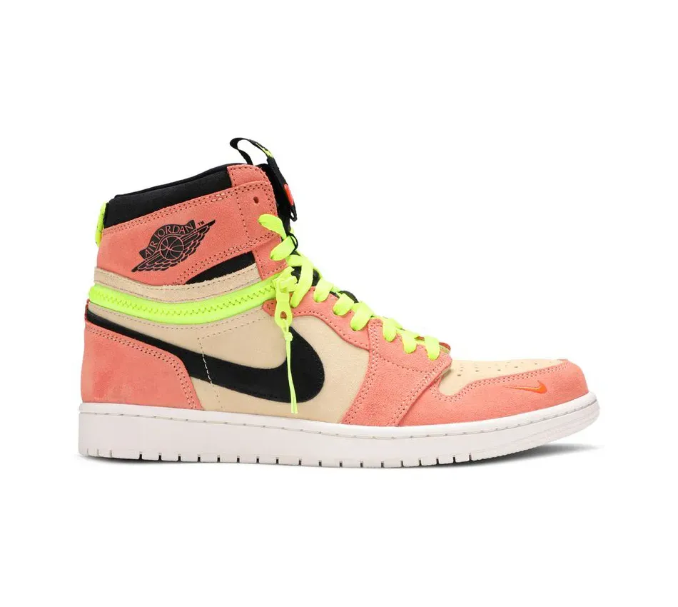 Высокие кроссовки Air Jordan 1 High Switch Pink Volt (Оранжевый) Унисекс