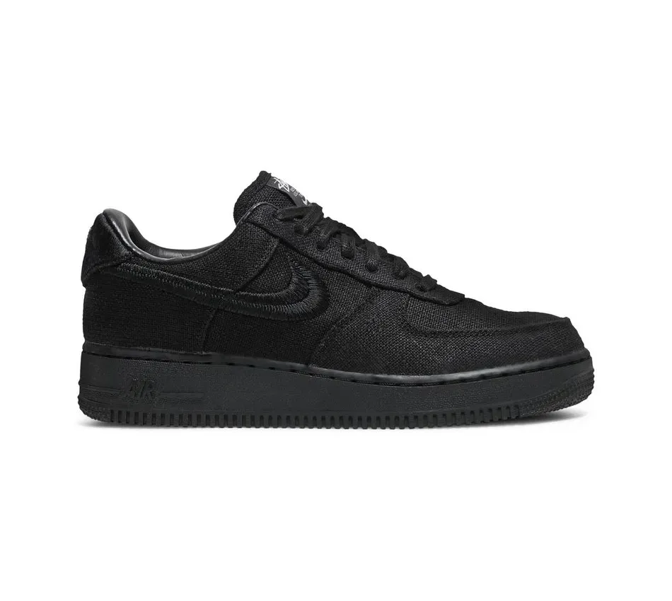 Кроссовки Nike Air Force 1 Low Stussy Black (Унисекс)