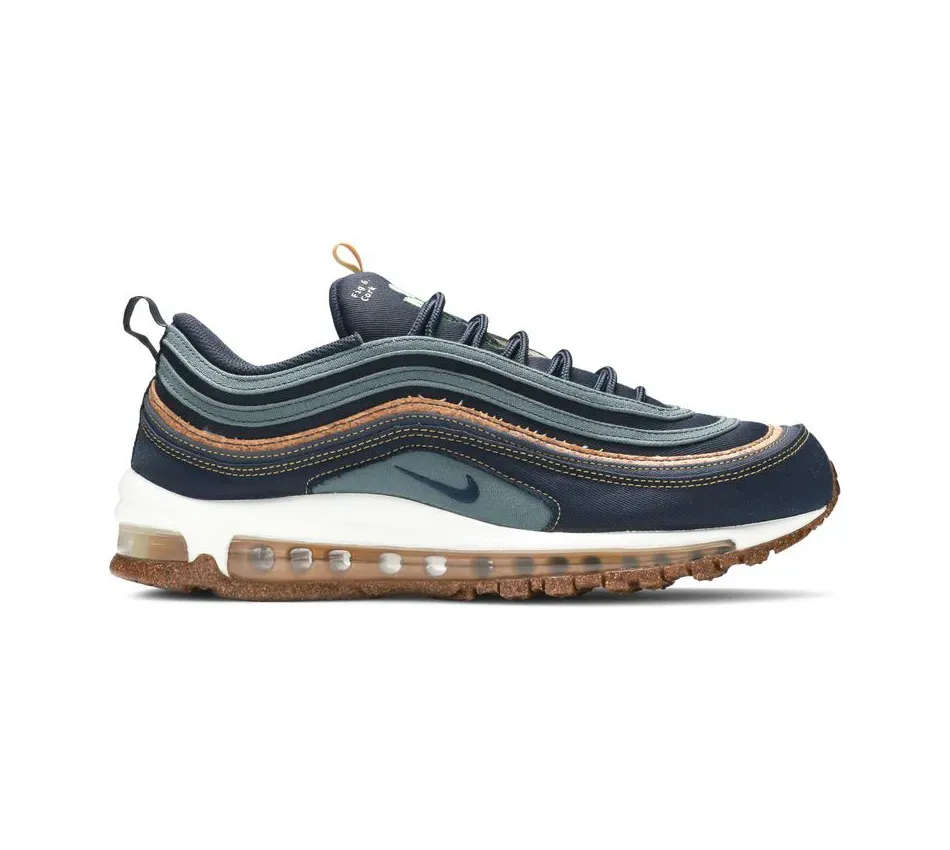 Низкие кроссовки Nike Air Max 97 SE Cork Obsidian (Чёрный) Унисекс
