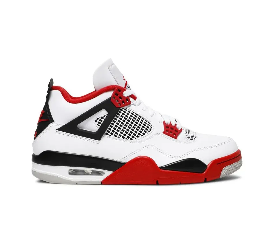 Высокие кроссовки Air Jordan 4 Fire Red 2020 (Разноцветный) Мужской