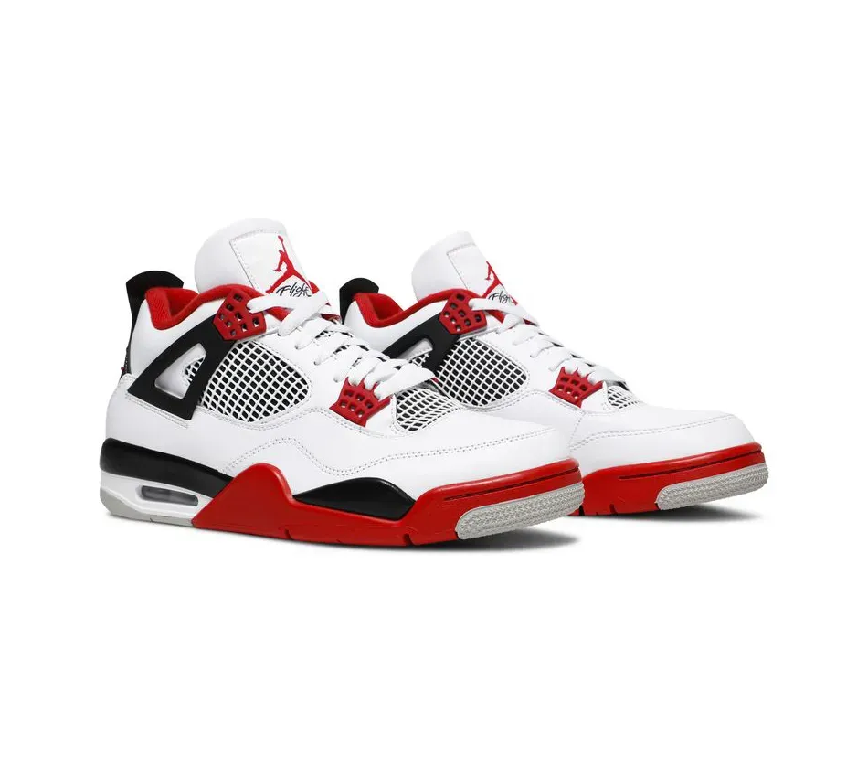 Air Jordan 4 Fire Red 2020 фото