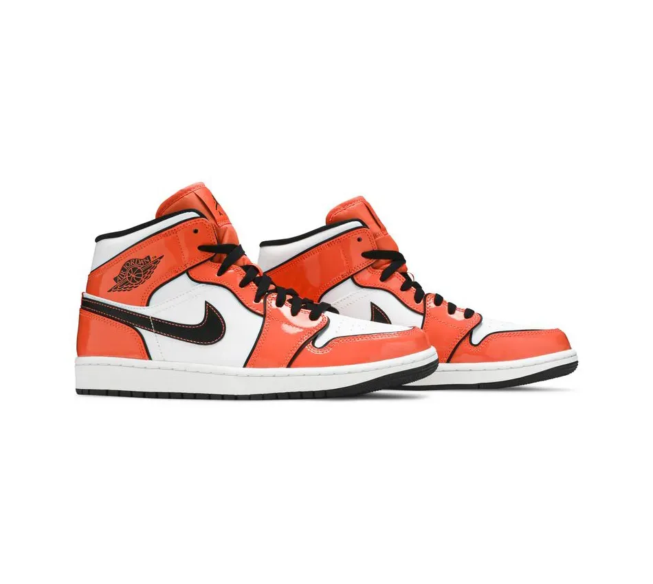Air Jordan 1 Mid SE Turf Orange фото