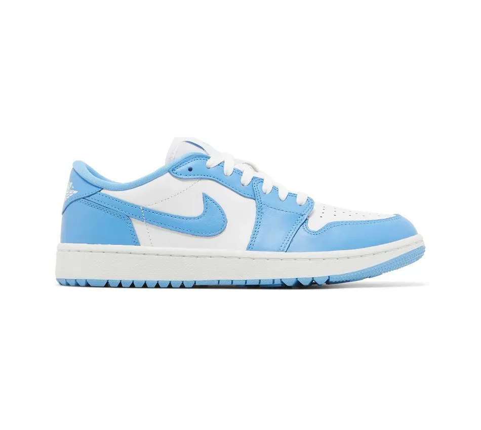 Низкие кроссовки Air Jordan 1 Low Golf UNC (Голубой) Унисекс