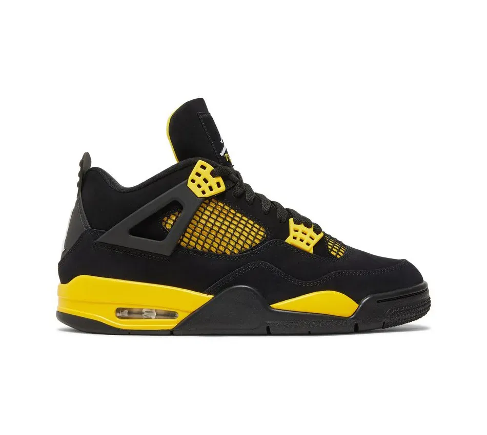 Высокие кроссовки Air Jordan Air Jordan 4 Tunder (2023) (Чёрный) Мужской