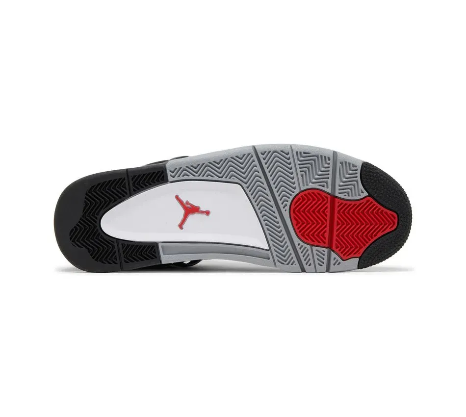 Air Jordan 4 Black Canvas фото