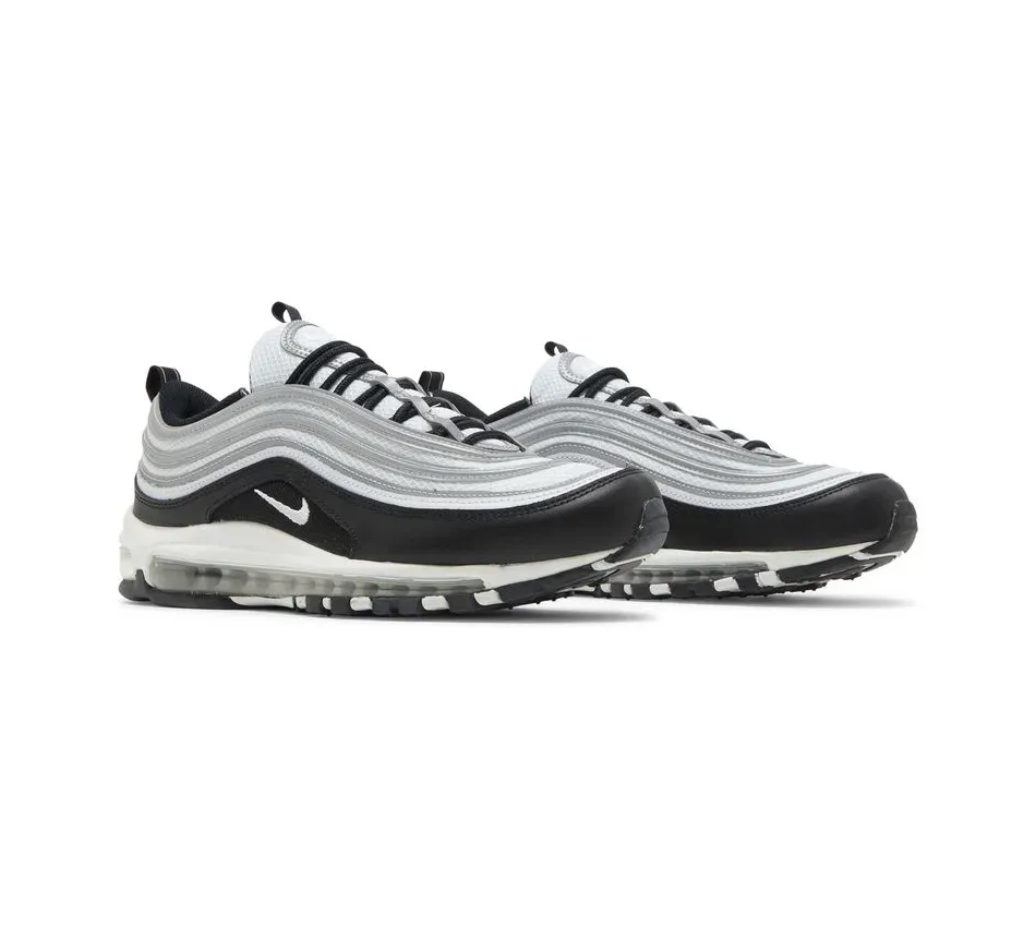 Black Metallic Silver