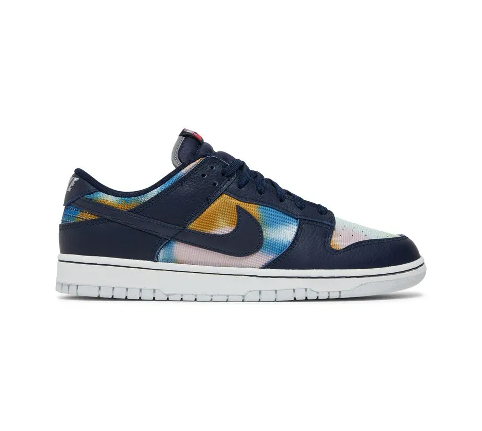 Низкие кроссовки Nike Dunk Low Retro Premium Graffiti Pack-Obsidian (Чёрный) Унисекс