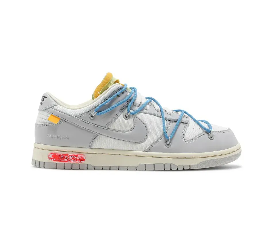 Кроссовки Nike Off White X Dunk Low Lot 05 Of 50 (Серый) Унисекс