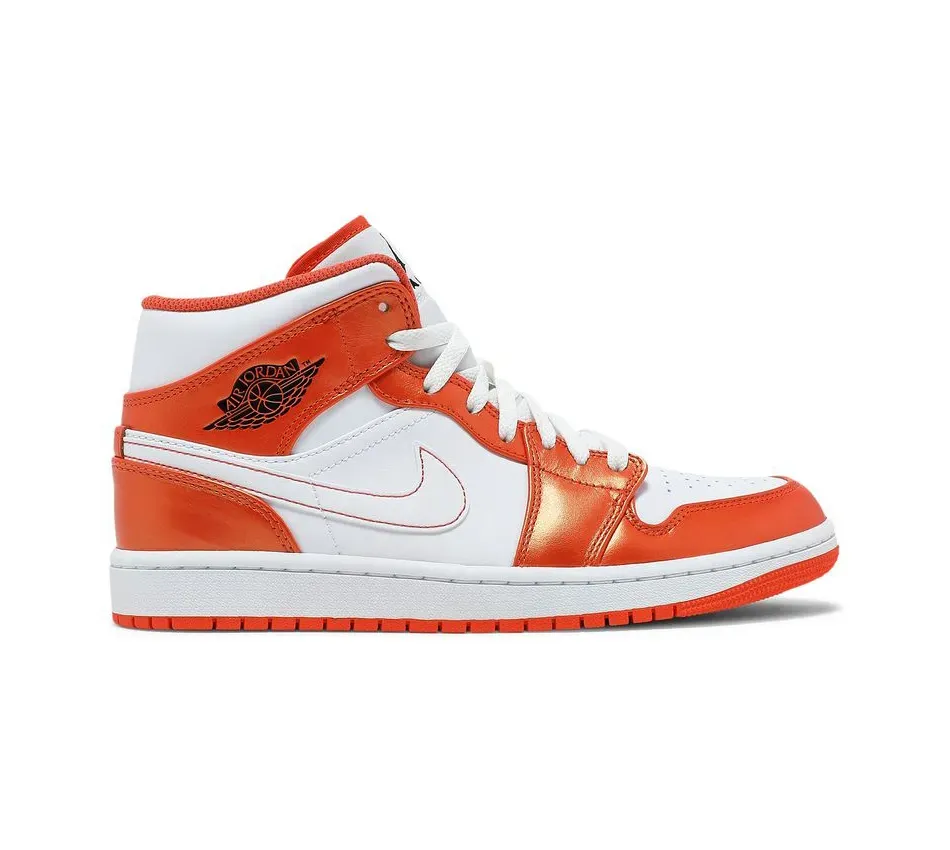 Высокие кроссовки Air Jordan Air Jordan 1 Mid SE Electro Orange (Оранжевый) Унисекс