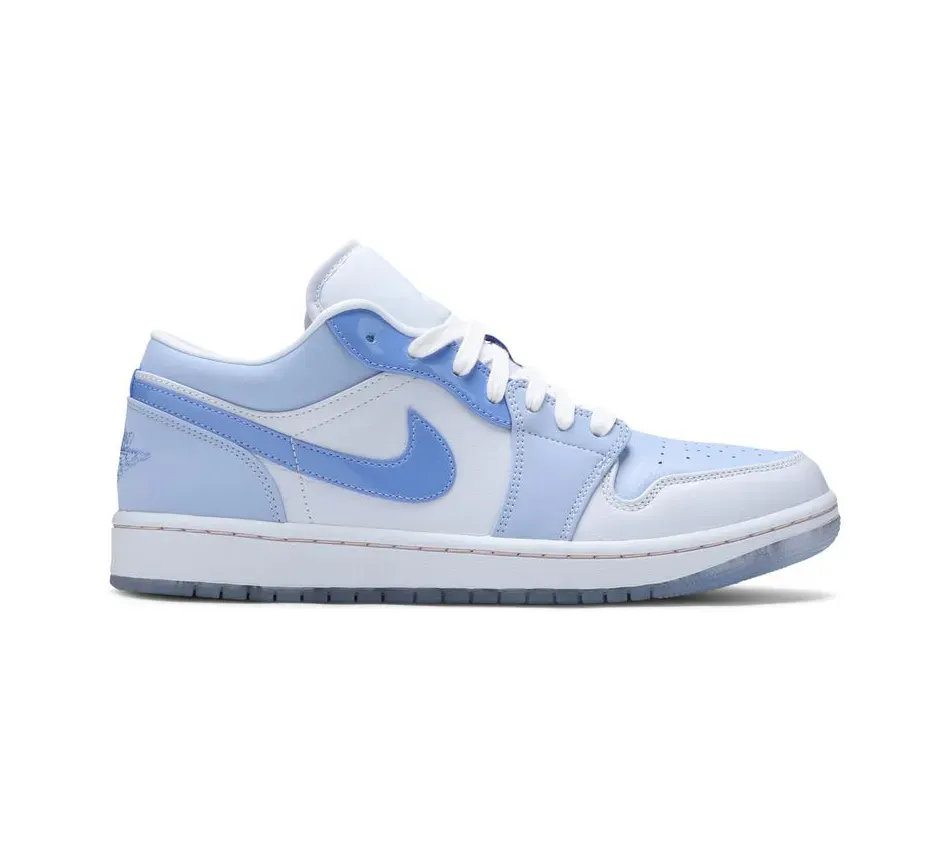 Низкие кроссовки Air Jordan 1 Low SE Mighty Swooshers (Голубой) Унисекс