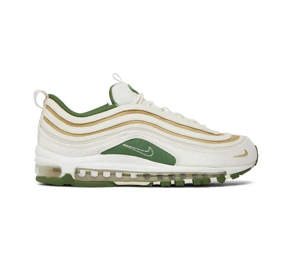 Низкие кроссовки Nike Air Max 97 Sun Club-Sail Treeline (Зелёный) Унисекс