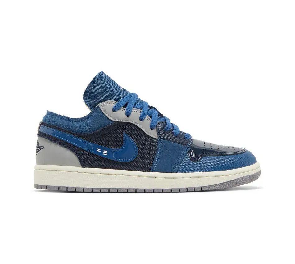 Низкие кроссовки Air Jordan Air Jordan 1 Low Craft Inside Out-Obsidian (Синий) Унисекс