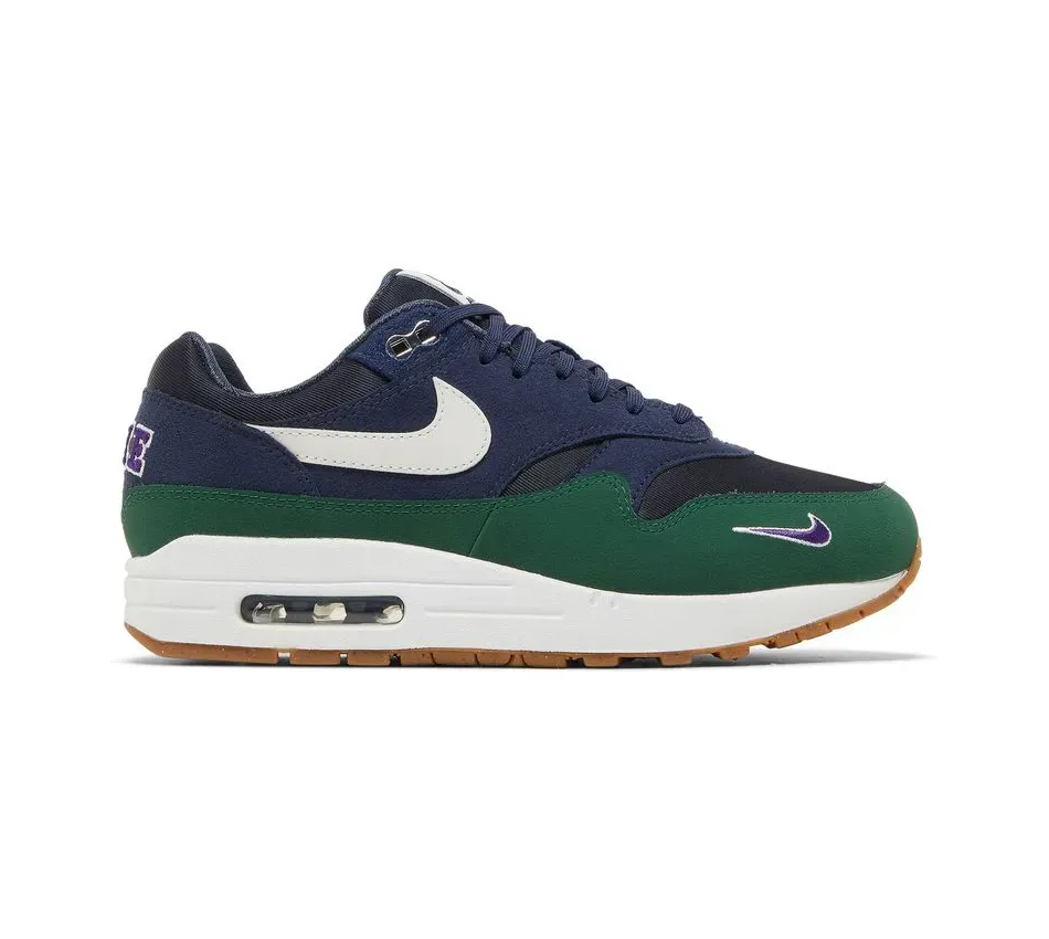 Низкие кроссовки Nike Air Max 1 QS Letterman Pack (Чёрный) Унисекс
