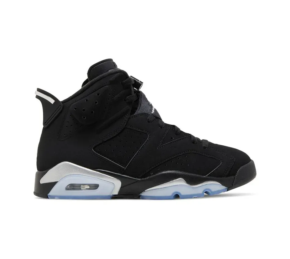 Высокие кроссовки Air Jordan Air Jordan 6 Chrome (Чёрный) Мужской