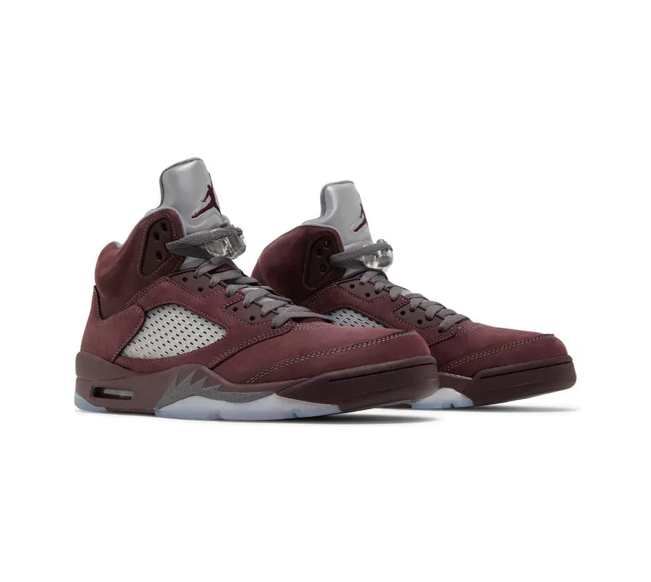 Air Jordan 5 Burgundy 2023 фото