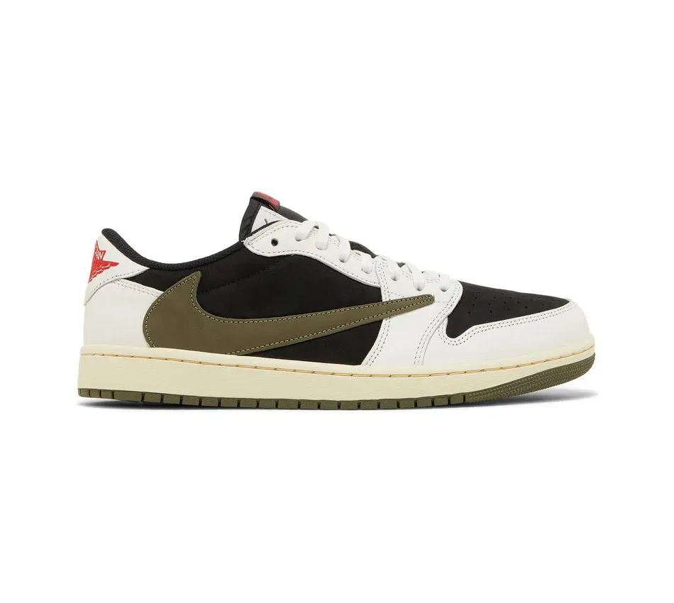 Air Jordan 1 Low Travis Scott OG Olive фото