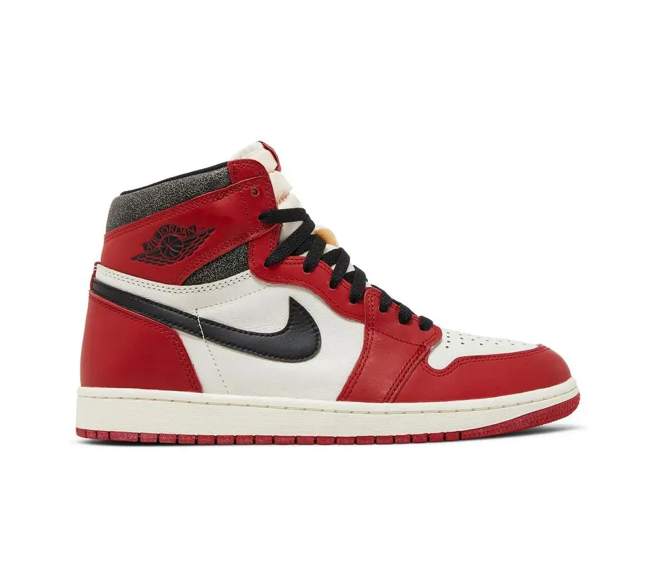 Высокие кроссовки Air Jordan Air Jordan 1 High Chicago Lost & Found (Красный) Унисекс