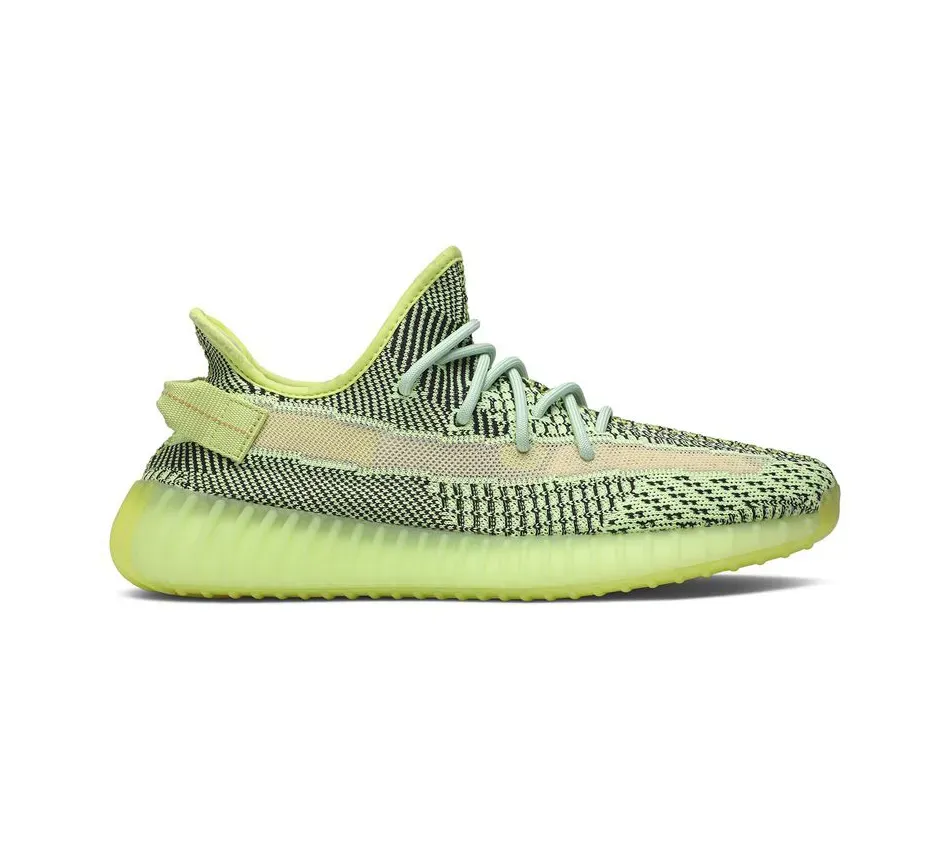 Низкие кроссовки Adidas Yeezy Boost 350 V2 Yeezreel (Non-Reflective) (2019) (Зелёный) Мужской