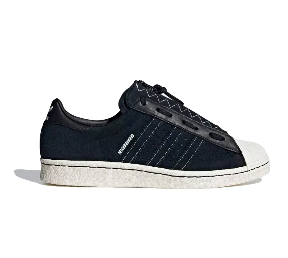 Низкие кроссовки Adidas Superstar Neighborhood X Superstar 80 S Core Black (Чёрный) Мужской