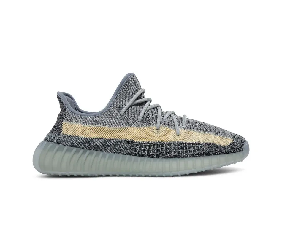 Низкие кроссовки Adidas Yeezy Boost 350 V2 Ash Blue (2021) (Серый) Мужской