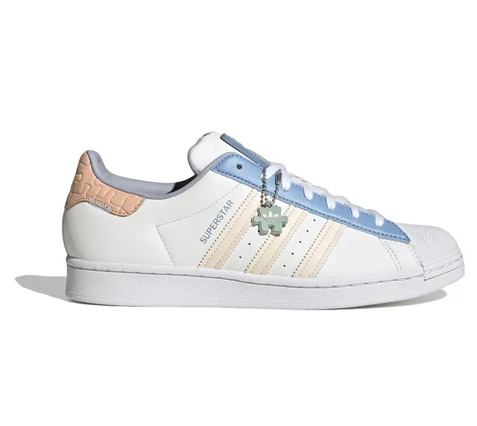 Низкие кроссовки Adidas Superstar Off White Ecru Tint (Белый) Унисекс