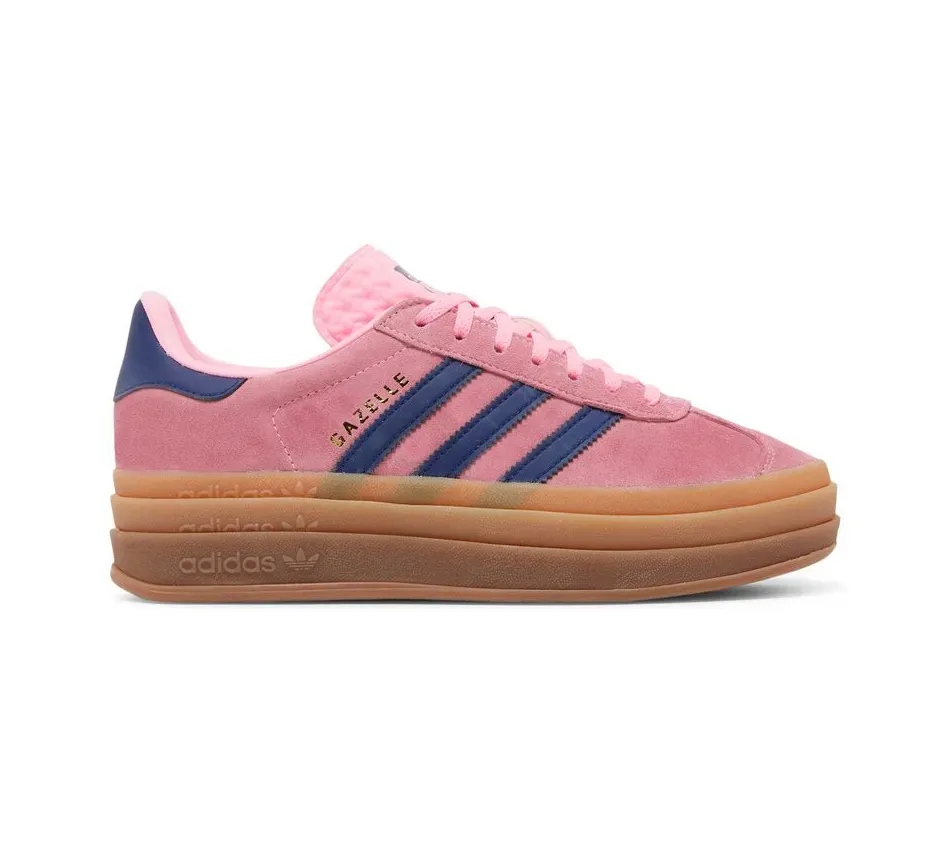 Кроссовки Adidas Gazelle Bold Pink Glow Gum (Розовый) Женские