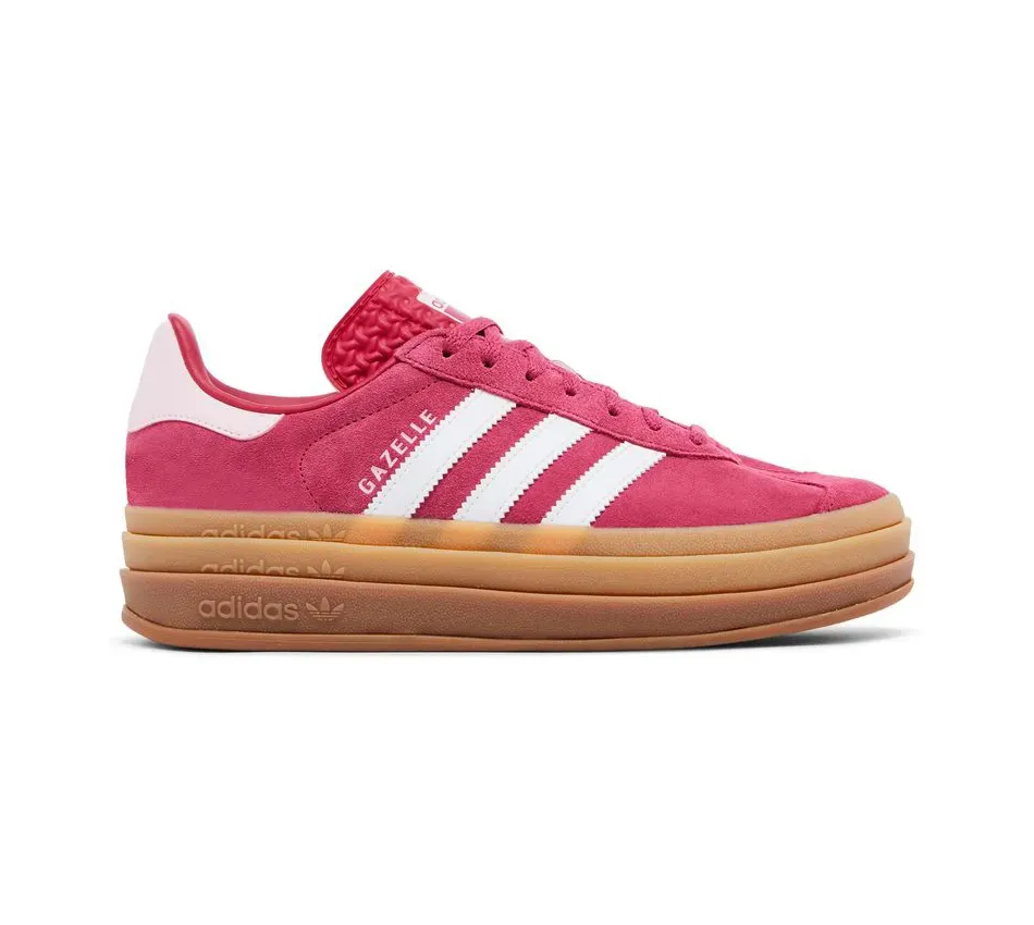 Низкие кроссовки Adidas Gazelle Bold WMNS 'Wild Pink Gum' (Розовый) Женские