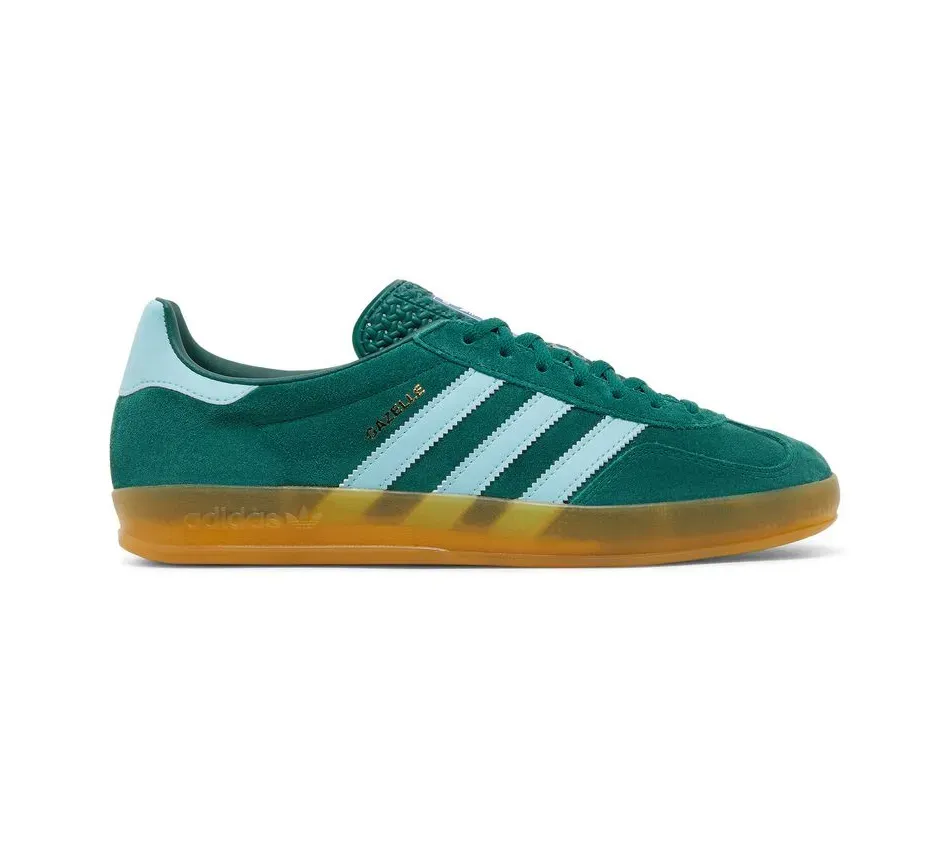 Низкие кроссовки Adidas Gazelle Collegiate Green Hazy Sky (Зелёный) Унисекс
