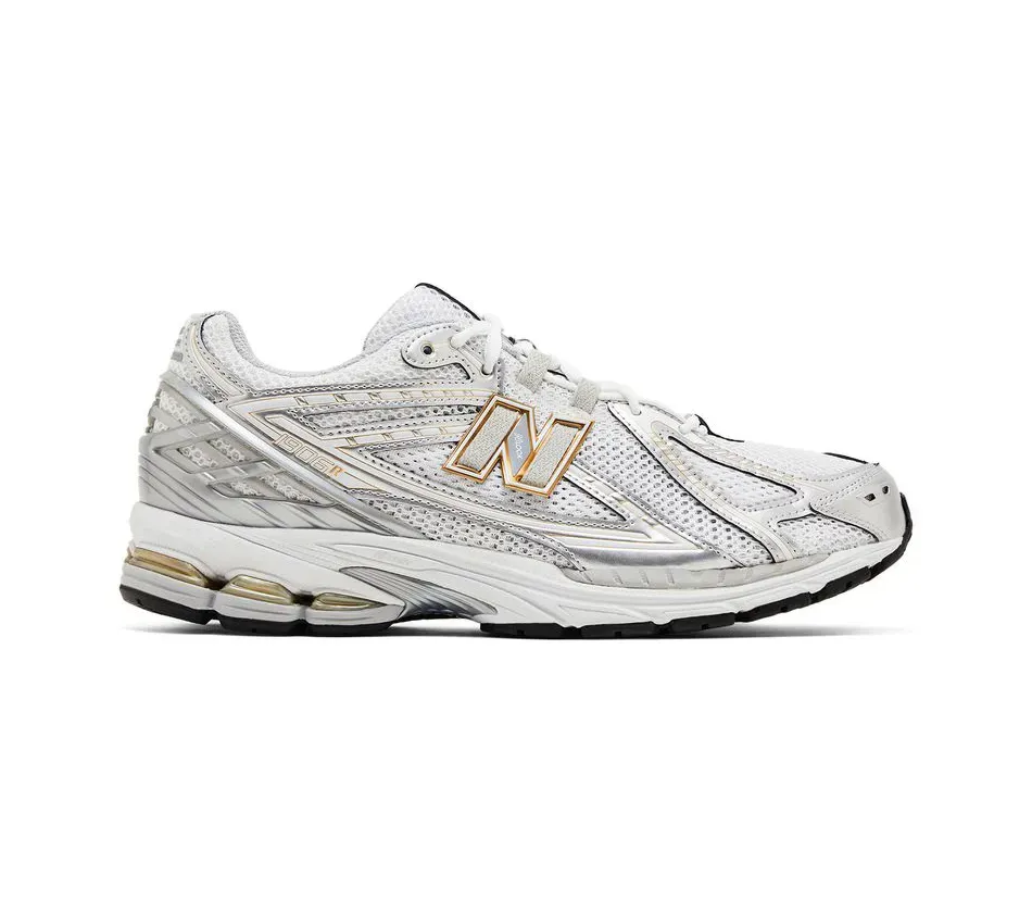 Низкие кроссовки New Balance 1906R White Silver Metallic (Серый) Унисекс