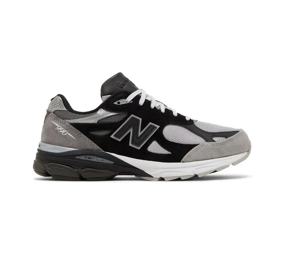 Низкие кроссовки New Balance 990V3 DTLR Made In USA GR 3 YSCALE (Чёрный) Унисекс