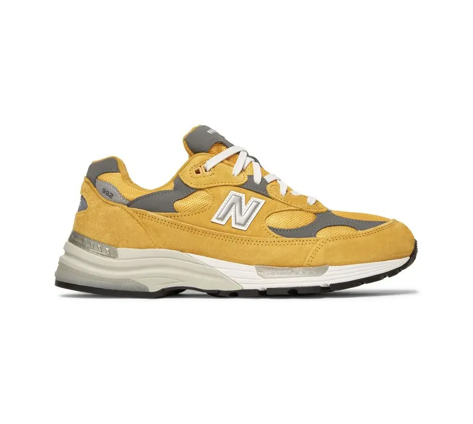 Кроссовки New Balance 992 Yellow Grey (Желтый) Унисекс