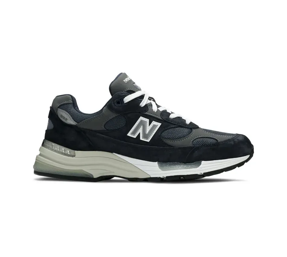 Кроссовки New Balance 992 Navy Grey (Серый) Унисекс
