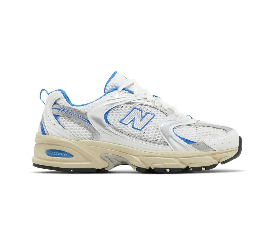 Кроссовки New Balance 530 White Blue Oasis (Белый) Унисекс