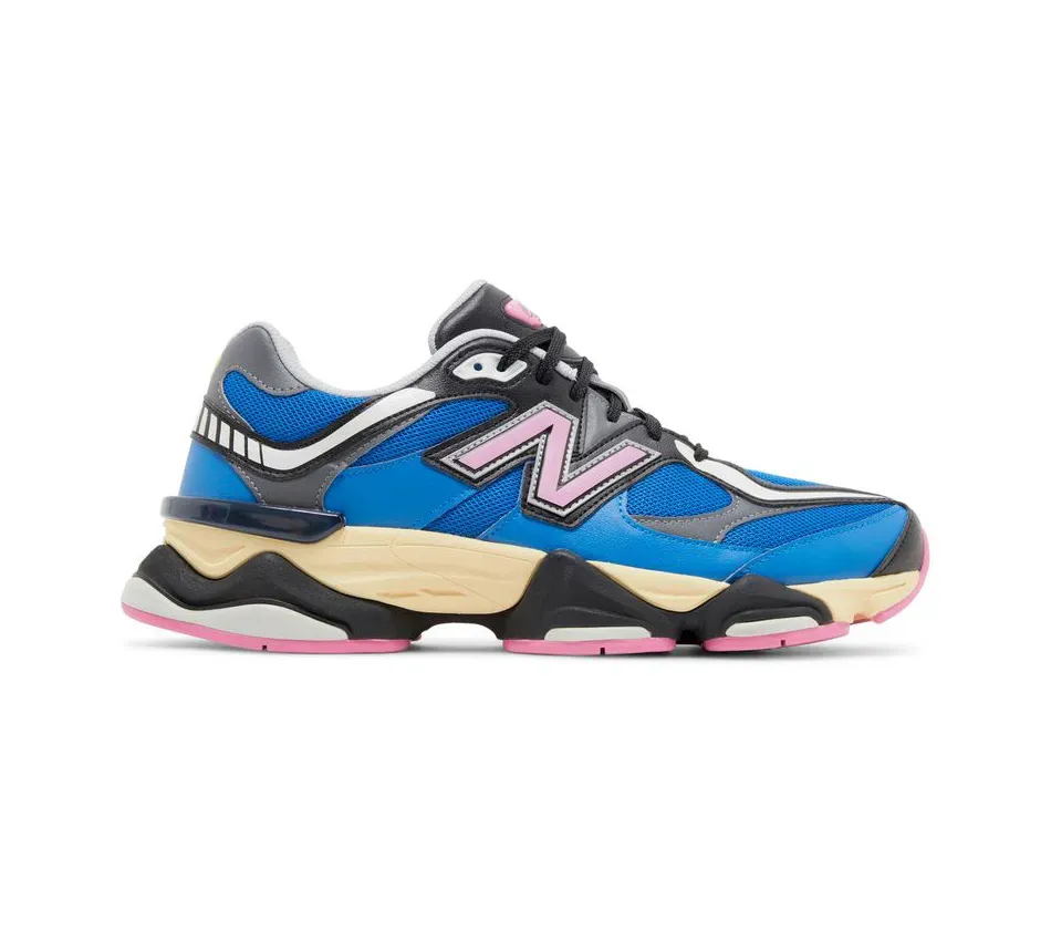 Кроссовки New Balance 9060 Blue Oasis Real Pink (Синий) Унисекс