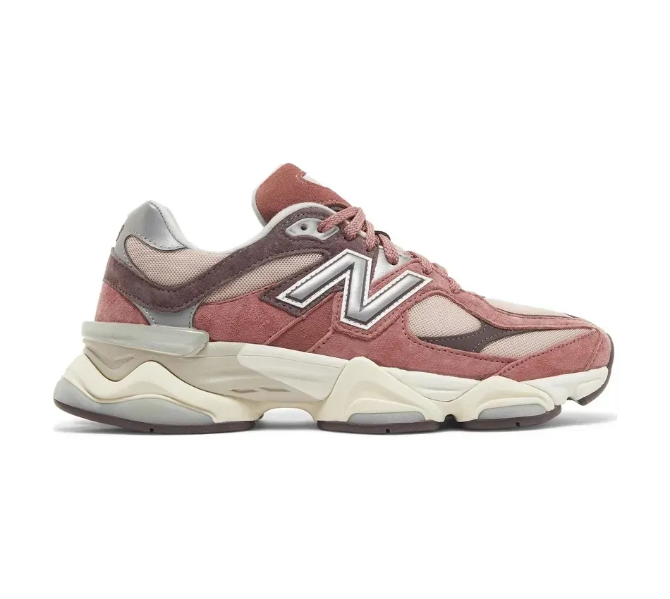 Низкие кроссовки New Balance 9060 Cherry Blossom Pack Mineral Red (Красный) Унисекс