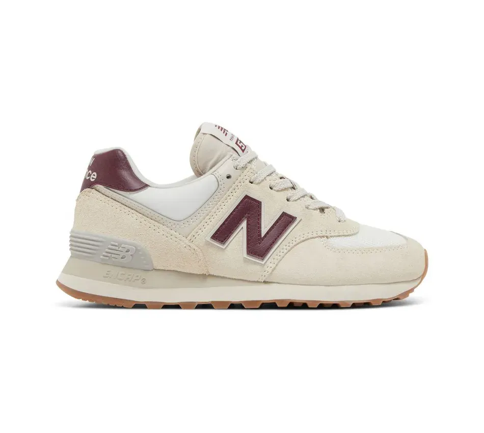 Кроссовки New Balance 574v2  Moonbeam Burgundy (Бежевый) Унисекс