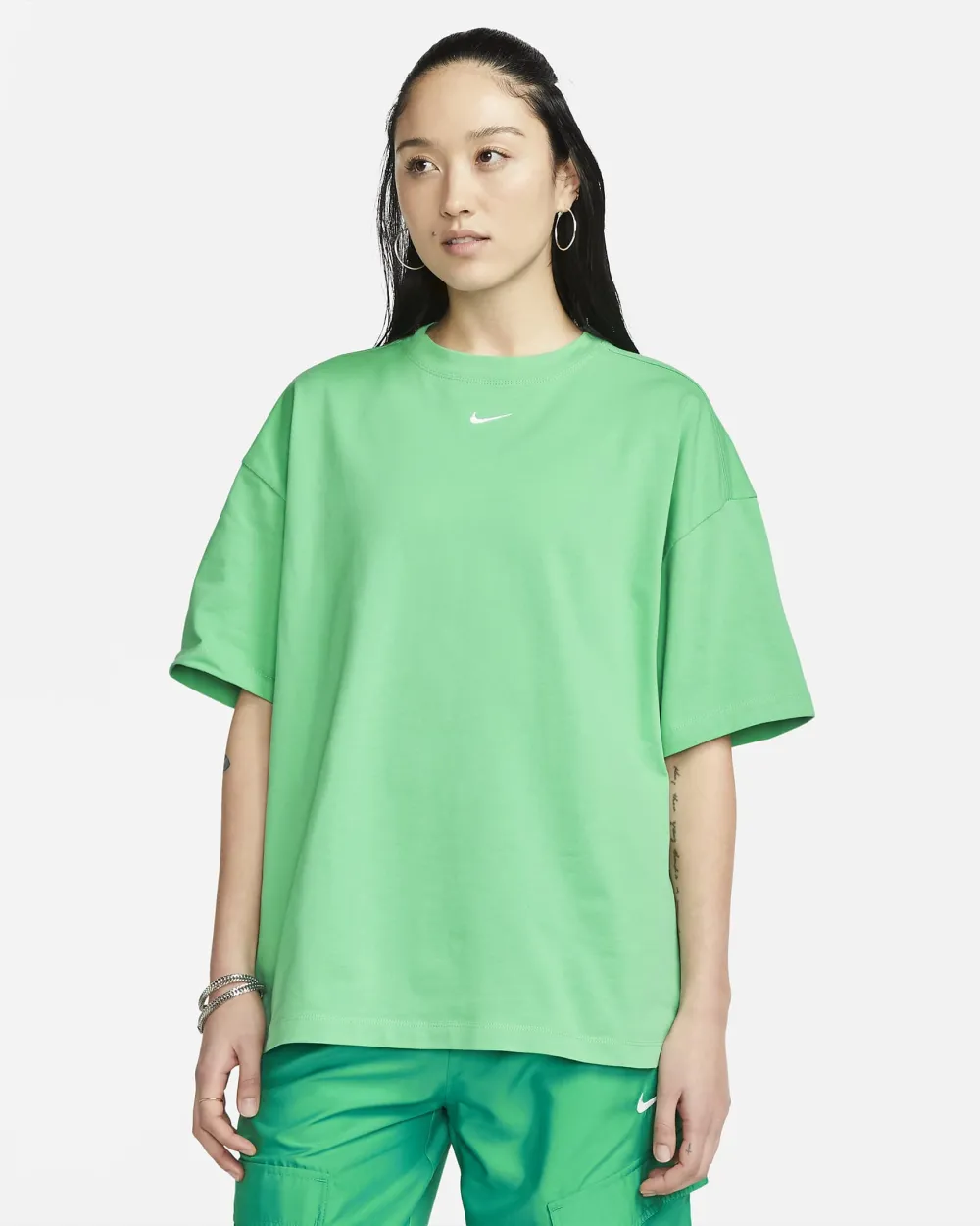 Essentials Oversize Tee Green